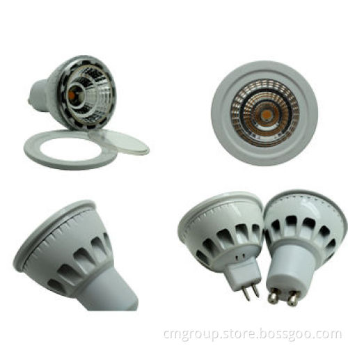 GU10 LED spotlight, 1x5W sharp COB, dimmable, 2700/3000/4200/6000K, >85Ra CRI, CE certified